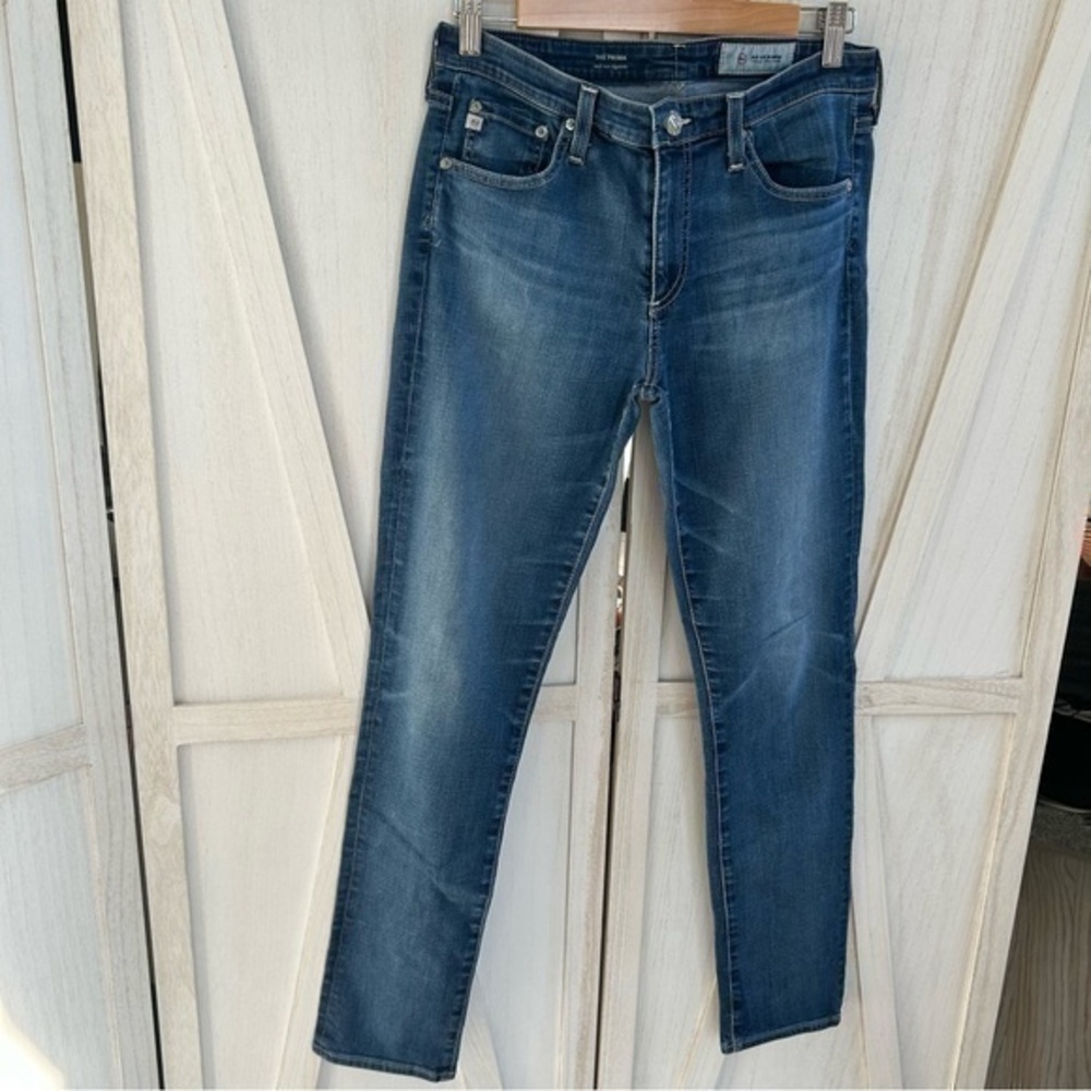 โจAG Adriano Goldschmied The Prima cigarette blue jeans ๐ 29 Ag-ed denim - Picture 2 of 14